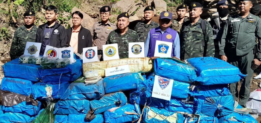 Militer Thailand Berantas Narkoba di Dekat Myanmar, 4 Tewas, 1 Ton Sabu Disita